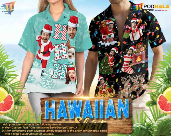 Custom Santa Claus Hawaiian Shirt