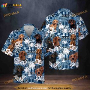 Dachshund Funny Hawaiian Shirt