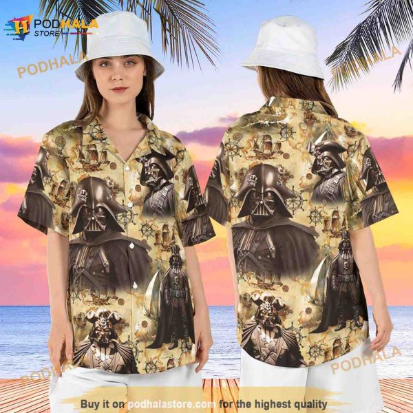 Darth Vader Pirate Of Caribbean Funny Hawaiian Shirt