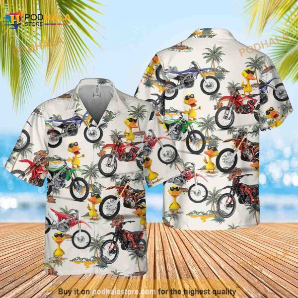 Dirt Bike Hawaiian Shirt