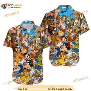 Disney All Characters Collection Hawaiian Shirt