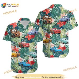 Disney Cars Group Hawaiian Shirt