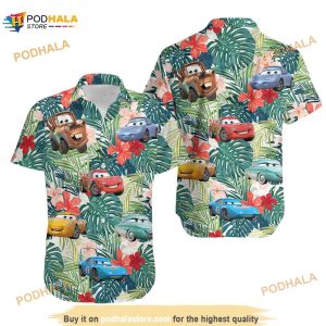 Disney Cars Group Hawaiian Shirt