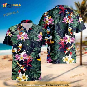 Disney Donal Duck Hawaiian Holiday Beach Shirt