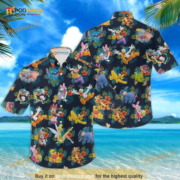 Disney Hawaiian Shirt Women