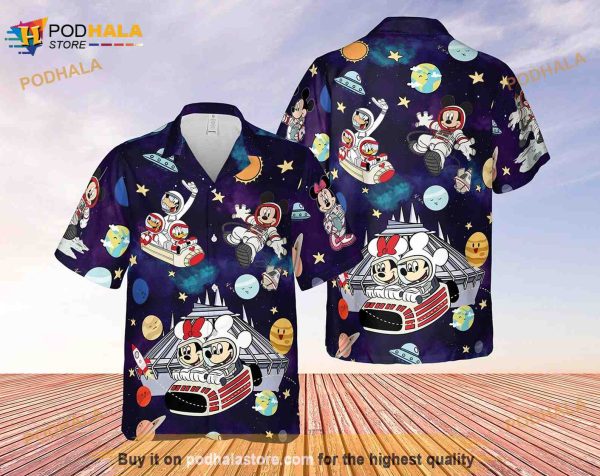 Disney Mickey And Friends Space Mountain Hawaii Shirt