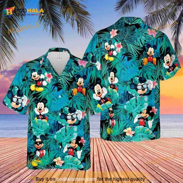 Disney Mickey Minnie Mouse Hawaiian Shirt