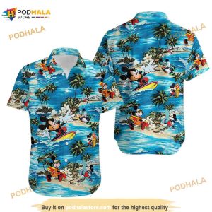 Disney Mickey Mouse Hawaiian Shirt