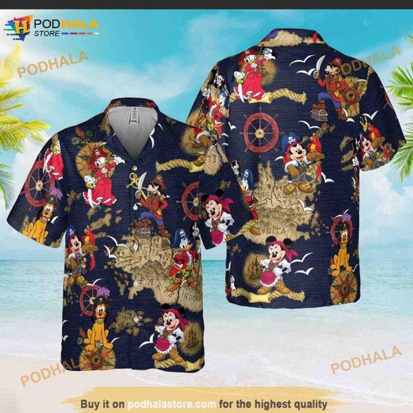 Disney Pirates Of Caribbean Hawaii Shirt