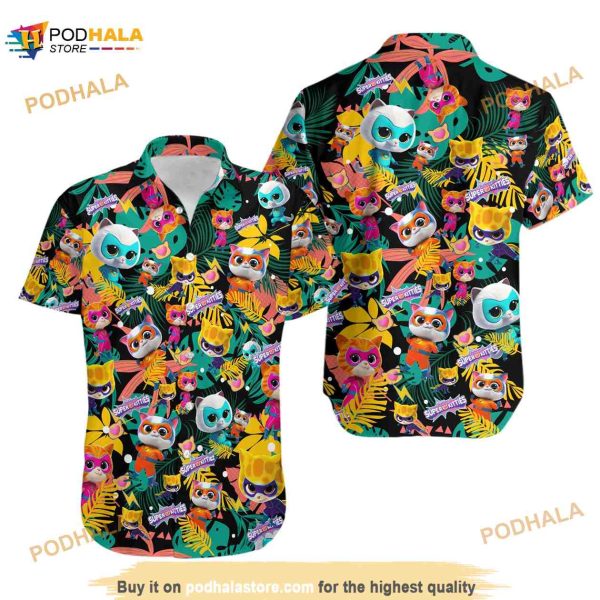 Disney Superkitties Pounce Hawaiian Shirt