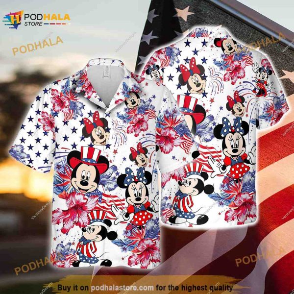 Disneyland Independence Day Hawaiian Shirt