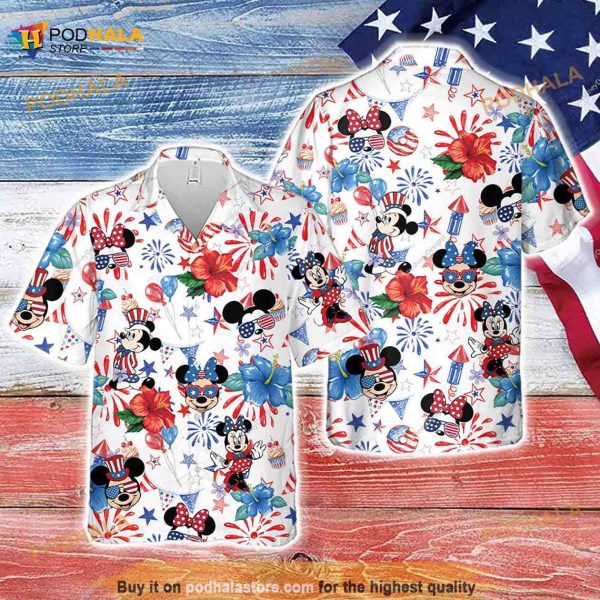 Disneyland Independence Day Hawaiian Shirt