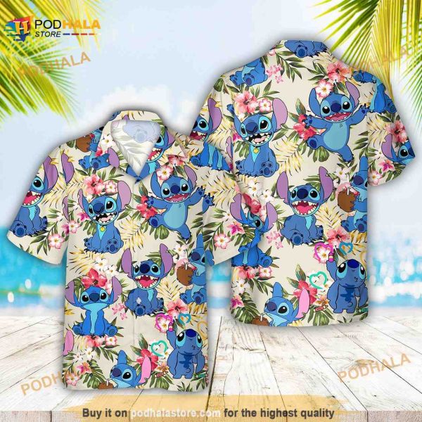 Disneyy Stitch Hawaiian Shirt