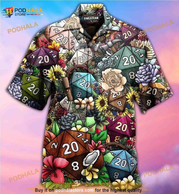 Dnd Funny Hawaiian Shirt For Women Men