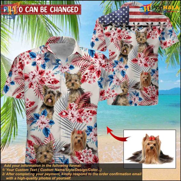 Dogs Cats Faces Hawaiian Shirt