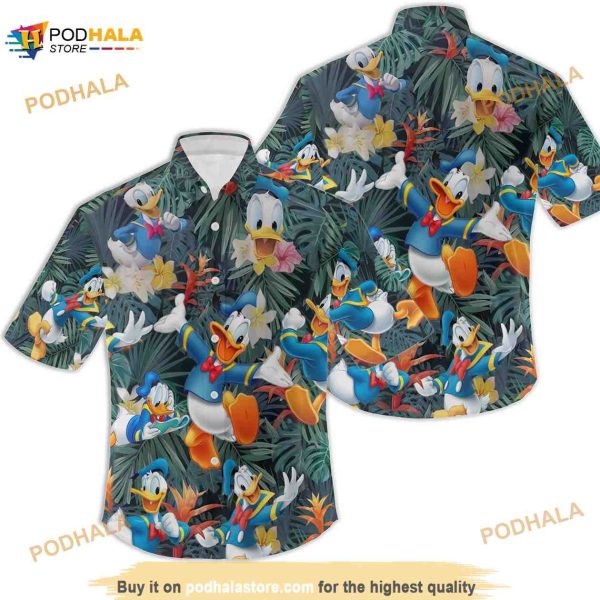 Donald Duck Disney Hawaiian Shirt