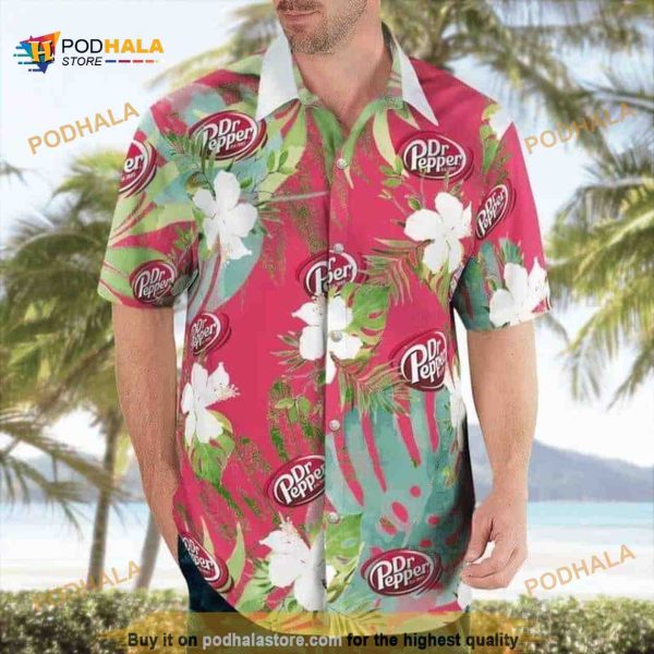 Dr Pepper Beer Funny Hawaiian Shirt