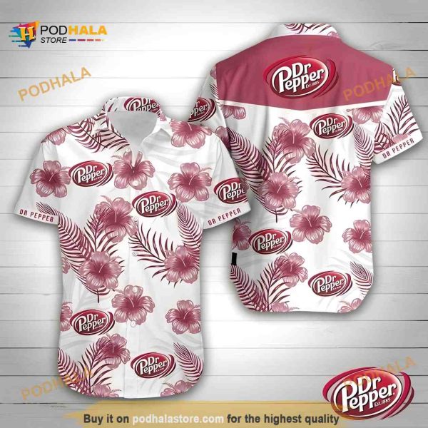 Dr Pepper Beer Funny Hawaiian Shirt