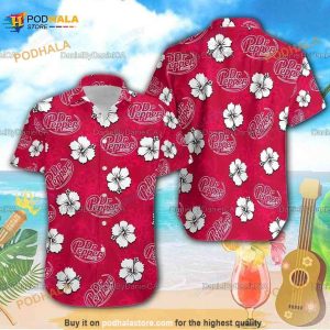 Dr Pepper Hawaiian Shirt 3d