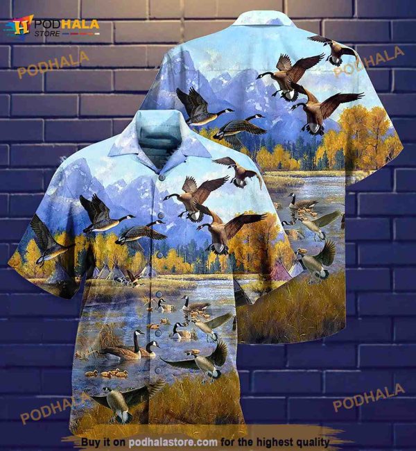 Duck Fly Hawaiian Shirt