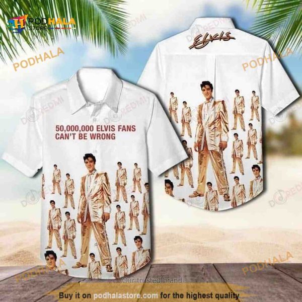 Elvis Presley Funny Hawaiian Shirt