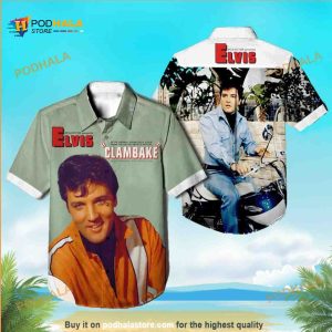 Elvis Presley Funny Hawaiian Shirt