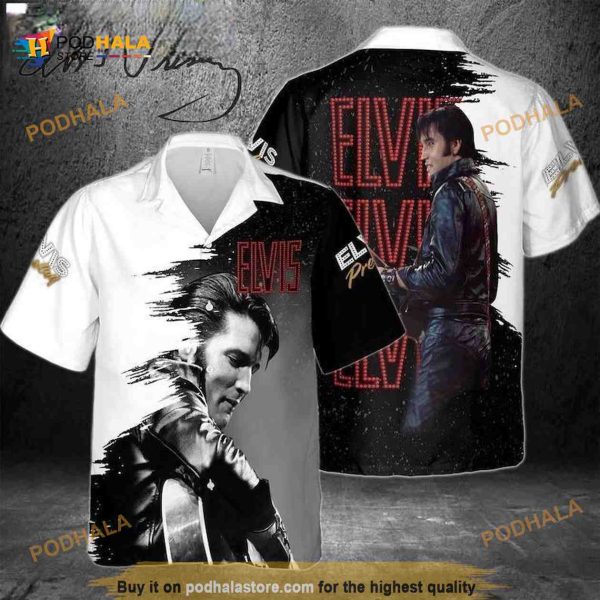 Elvis Presley Funny Hawaiian Shirt