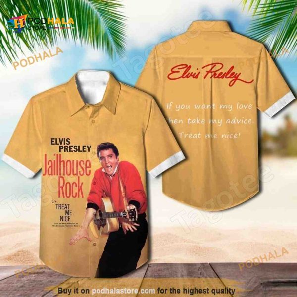 Elvis Presley Funny Hawaiian Shirt