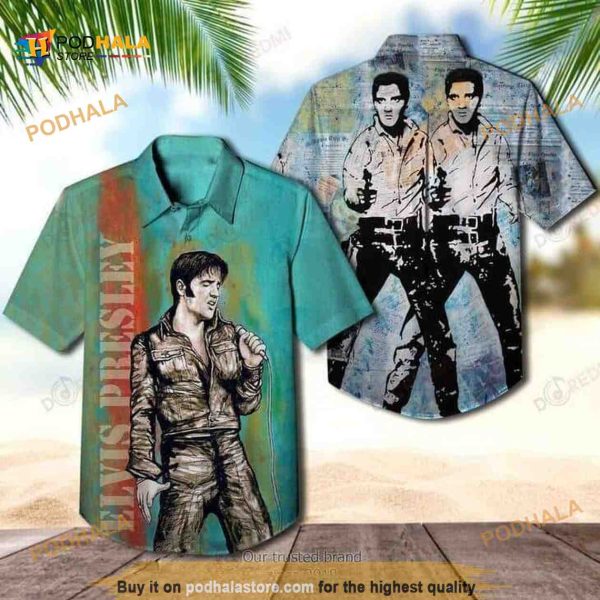 Elvis Presley Funny Hawaiian Shirt