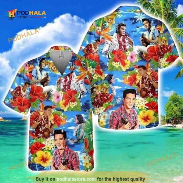 Elvis Presley Funny Hawaiian Shirt