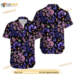 Espeon Umbreon Pkm Hawaiian Shirt