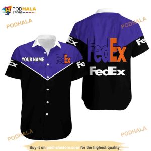 Fedex Custom Name Summer Hawaiian Shirt