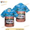 Fedex Truck Unisex Hawaiian Shirt Gift For Delivery Driver