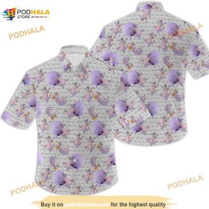 Figment Epcot Inspired Short Sleeved Hawaiian Shirt