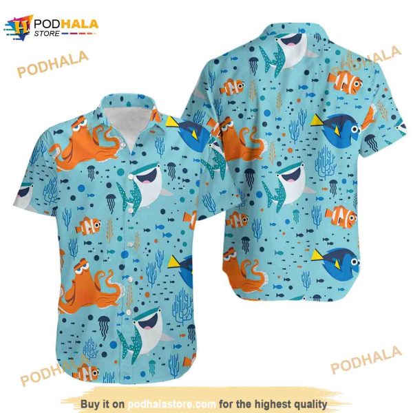 Finding Nemo Disney Hawaiin Shirt