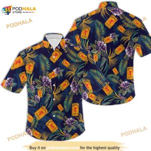 Fireball Canadian Whiskey Hawaiian Shirt