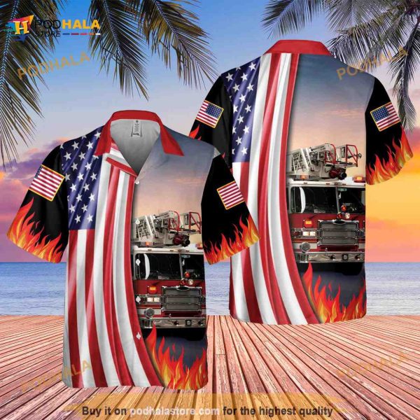 Firefighter Hawaiian Shirt