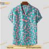 Flamingo Hawaiian Beach Flower Shirt Men’s Summer Hawaii Shirts