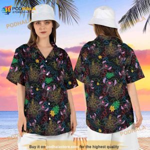 Floral Stitch Hawaiian Shirt