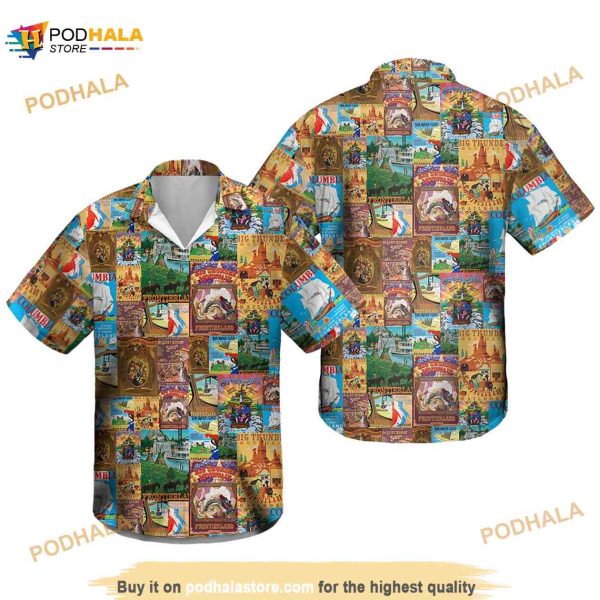 Frontierland Disney Inspired Hawaiin Shirt