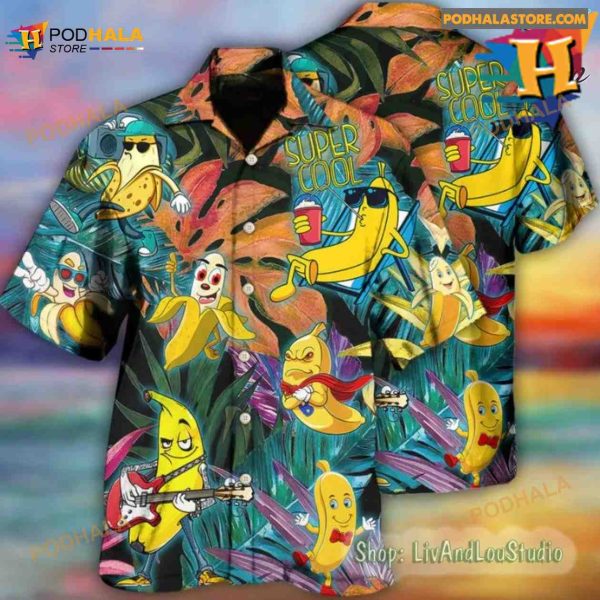 Fruit Banana Funny Style Hawaiian Shirt