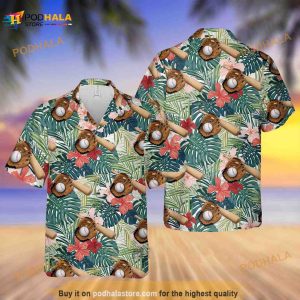 Funny Baseball 3D Hawaiian Shirt