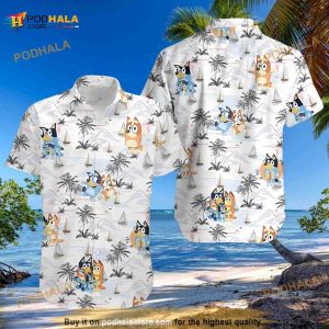 Funny Blueydad Family Hawaiian Shirt