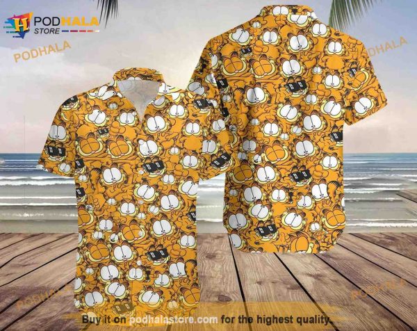 Funny Gay Garfield Hawaiian Shirt