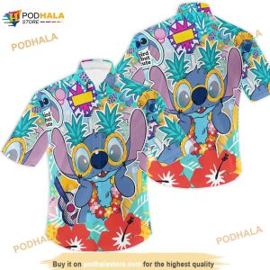 Funny Stitch Disney Hawaiian Shirt