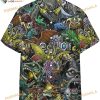 Gadzillo Collage Kaiju Monsters Hawaiian Shirt