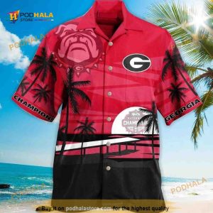 Georgia Bulldogs Champions UGA Hawaiian Shirt