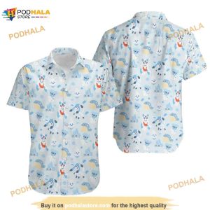 Glaceon Cubchoo Hawaiian Shirt