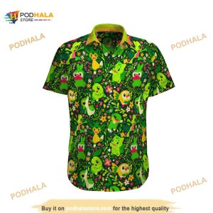 Grass Pokemon Beach Hawaiian Shirt