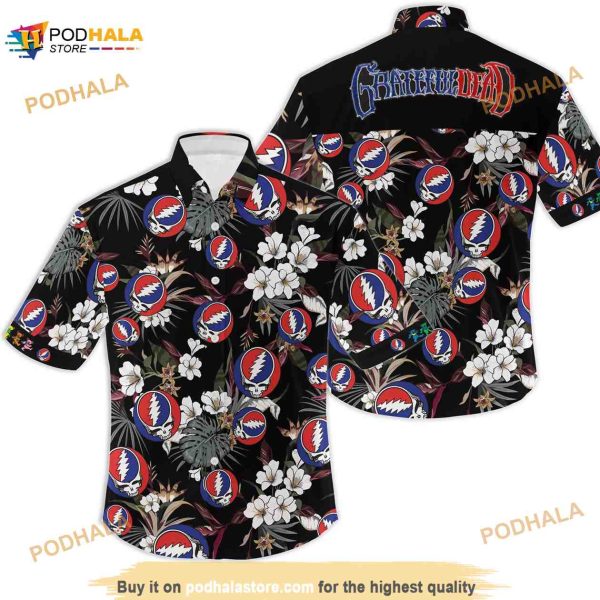 Grateful Dead Funny Hawaiian Shirt For Women Men